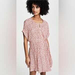 Free People One Fine Day Mini Dress In Tea Combo Small Floral